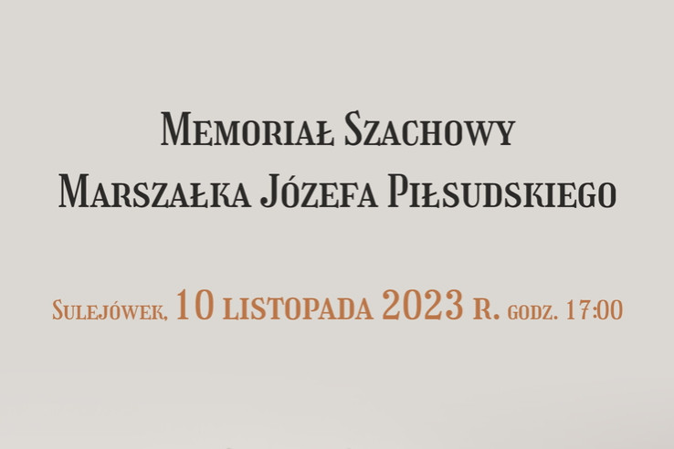 Memoriał Szachowy Marszałka Józefa Piłsudskiego